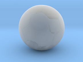 Soccer Ball in Clear Ultra Fine Detail Plastic