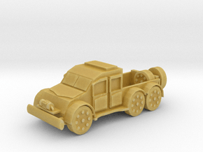 Armour Car Pickup in Tan Fine Detail Plastic