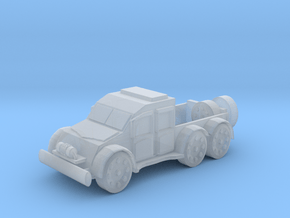 Armour Car Pickup in Clear Ultra Fine Detail Plastic