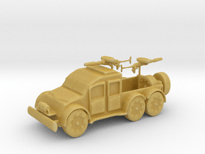 Armour Pickup Mashine Gun in Tan Fine Detail Plastic