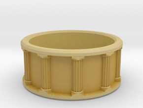 Pillar Ring in Tan Fine Detail Plastic
