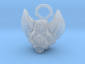 Bat Pendant in Clear Ultra Fine Detail Plastic