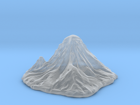 Mount Rainier in Clear Ultra Fine Detail Plastic