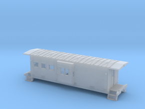 HO Chessie C-27 Caboose Shell in Clear Ultra Fine Detail Plastic