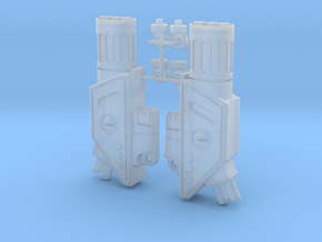 TF-G2 Fused Pulser Cannons in Clear Ultra Fine Detail Plastic