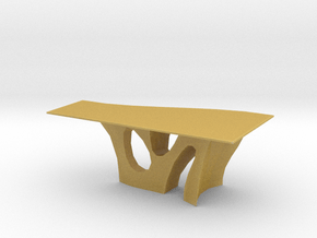 Modern miniature 1:48 Table in Tan Fine Detail Plastic