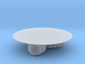 Modern Miniature 1:24 Table in Clear Ultra Fine Detail Plastic