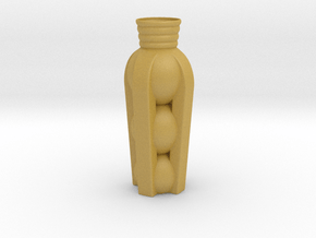 Vase 02022020 in Tan Fine Detail Plastic