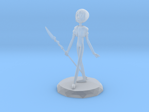 The worrying mother of the space boy in Clear Ultra Fine Detail Plastic