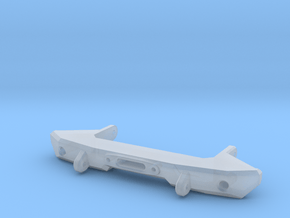V1W: Front Bumper 78mm in Clear Ultra Fine Detail Plastic