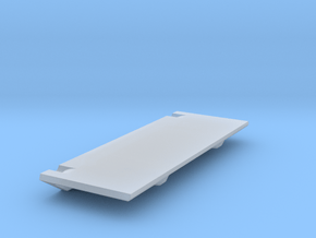 V1W: E-Plate or Battery Holder Left in Clear Ultra Fine Detail Plastic