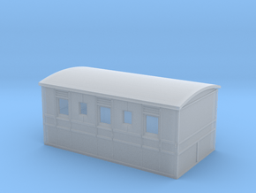 Culm Valley 3rd carriage with roof in Clear Ultra Fine Detail Plastic