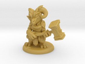 Kobold Party 01: Paladin (with base) in Tan Fine Detail Plastic