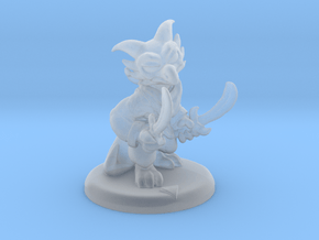Kobold Party 01: Fighter (with base) in Tan Fine Detail Plastic
