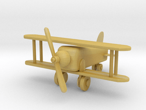 Miniature 1:12 Dollhouse Airplane in Tan Fine Detail Plastic