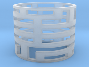 Bars ring in Clear Ultra Fine Detail Plastic