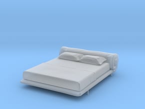 Modern Miniature 1:48 Bed in Tan Fine Detail Plastic