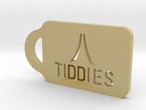 Aristides Keychain Thicc Ring in Tan Fine Detail Plastic