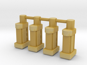 TF Weapon 5mm ammo magazine 4 pack Seige in Tan Fine Detail Plastic
