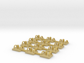 Gooseneck Ball Insert Set of 12 in Tan Fine Detail Plastic