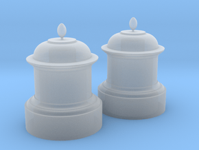 Chevallier (Bowaters) 16mm Scale Sand Domes in Clear Ultra Fine Detail Plastic