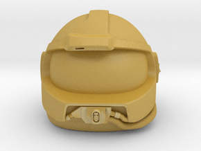 Airwolf Supercopter 3D Helmet 1/7 scale in Tan Fine Detail Plastic