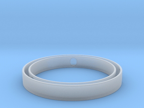 Saturn pendant - I in Clear Ultra Fine Detail Plastic
