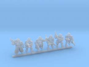TlhIngan Warriors 15mm scale in Clear Ultra Fine Detail Plastic