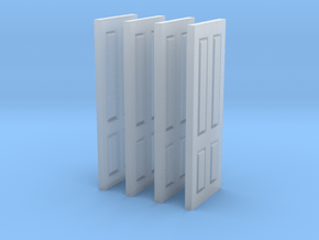 Interior Panel Doors (4) in Clear Ultra Fine Detail Plastic