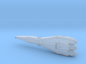 Battlecruiser in Clear Ultra Fine Detail Plastic