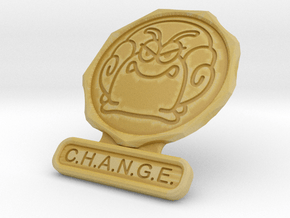 Agent of Change in Tan Fine Detail Plastic