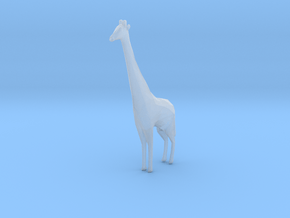 Miniature 1:48 Giraffe in Clear Ultra Fine Detail Plastic