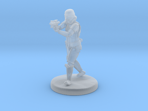 Storm Trooper Mini figure 003 in Clear Ultra Fine Detail Plastic