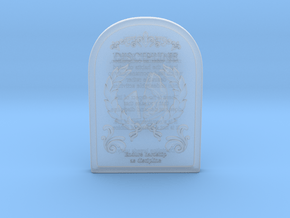 Resident Evil 0: Discipline tablet in Clear Ultra Fine Detail Plastic