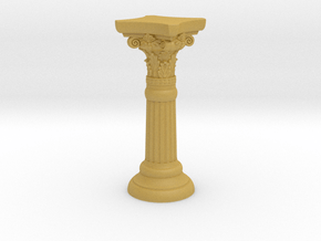 Greek Pillar in Tan Fine Detail Plastic