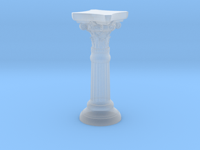 Greek Pillar in Clear Ultra Fine Detail Plastic