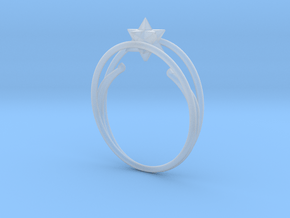anello ico 1b 1 mm NOVEMBRE marzo20b in Clear Ultra Fine Detail Plastic