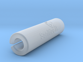Cylindrical Handle Cover in Clear Ultra Fine Detail Plastic
