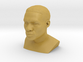 Russell Westbrook bust in Tan Fine Detail Plastic
