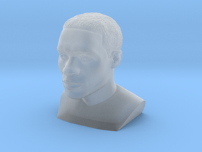 Russell Westbrook bust in Clear Ultra Fine Detail Plastic