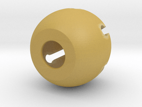 45mm+knob+cover+with+hole in Tan Fine Detail Plastic