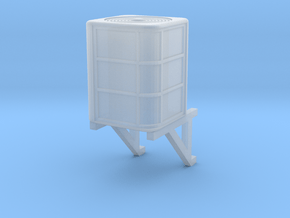 O Scale Air Conditioner with Wall Brakcets in Clear Ultra Fine Detail Plastic