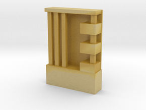 Modern Miniature 1:48 Hallway Furniture in Tan Fine Detail Plastic
