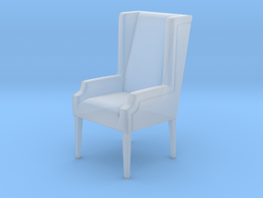 Miniature 1:24 Armchair in Clear Ultra Fine Detail Plastic
