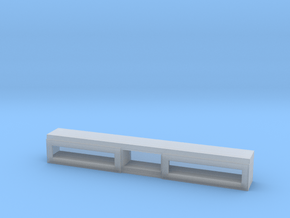 Modern Miniature 1:12 Sideboard in Clear Ultra Fine Detail Plastic