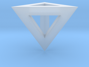gmtrx v1 lawal skeletal tetrahedron in Clear Ultra Fine Detail Plastic