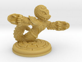 Naga with Claws  28mm in Tan Fine Detail Plastic