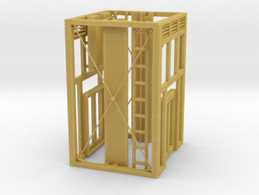 Aufzug Ein- Ausstieg offene Stahlkonstruktion beid in Tan Fine Detail Plastic