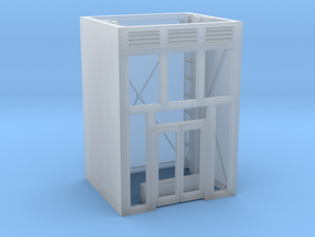 Aufzug Ein- Ausstieg Beton einseitig in Clear Ultra Fine Detail Plastic