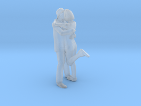 Printle S Couple 151 - 1/87 - wob in Clear Ultra Fine Detail Plastic